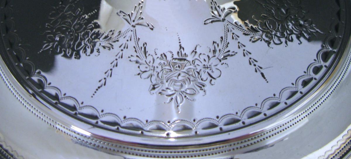 Pair of George III Antique Sterling Silver Candlesticks