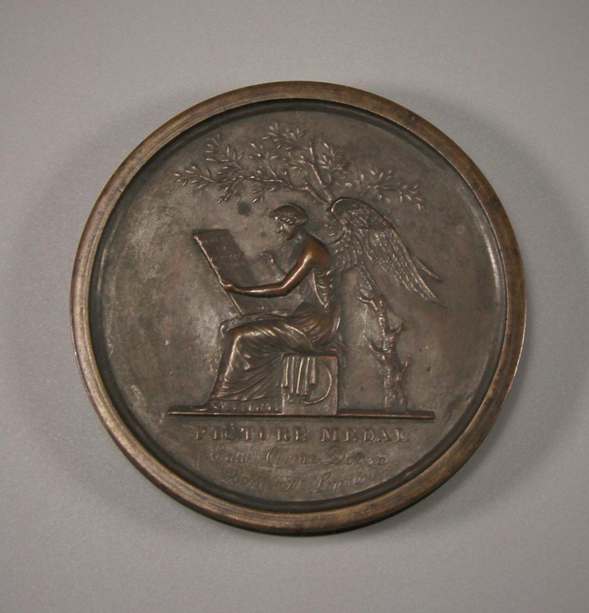 GEORGE III VICTORIES OF THE PENINSULAR WAR Bronze Box Medal.
