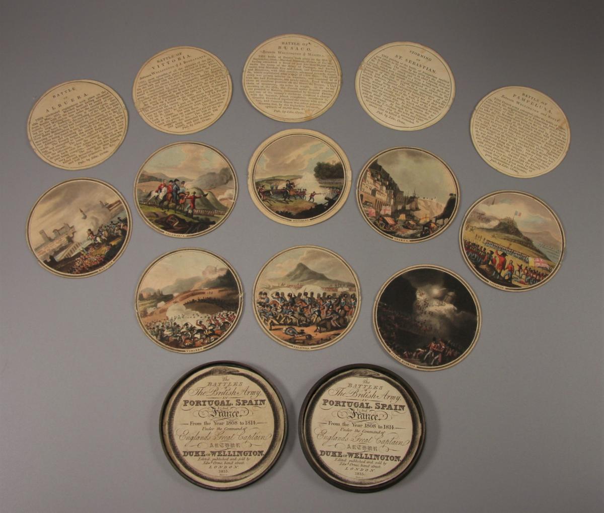 GEORGE III VICTORIES OF THE PENINSULAR WAR Bronze Box Medal.