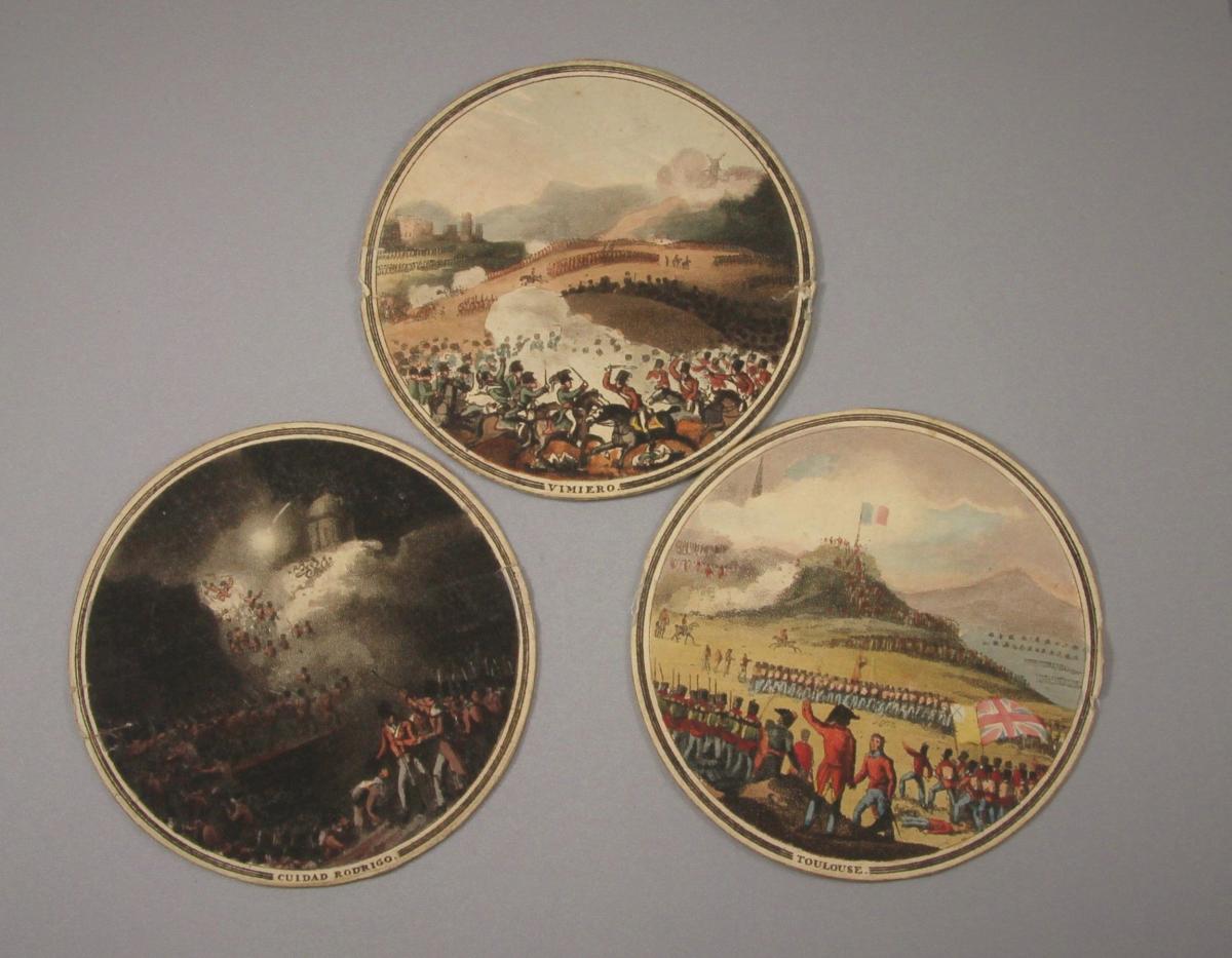 GEORGE III VICTORIES OF THE PENINSULAR WAR Bronze Box Medal.