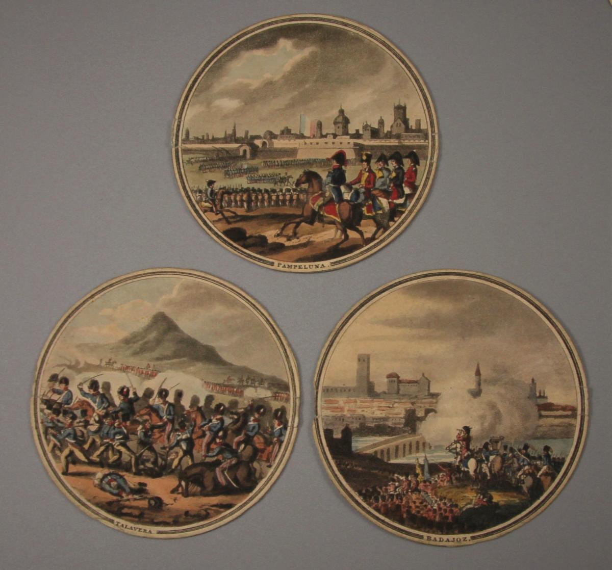 GEORGE III VICTORIES OF THE PENINSULAR WAR Bronze Box Medal.