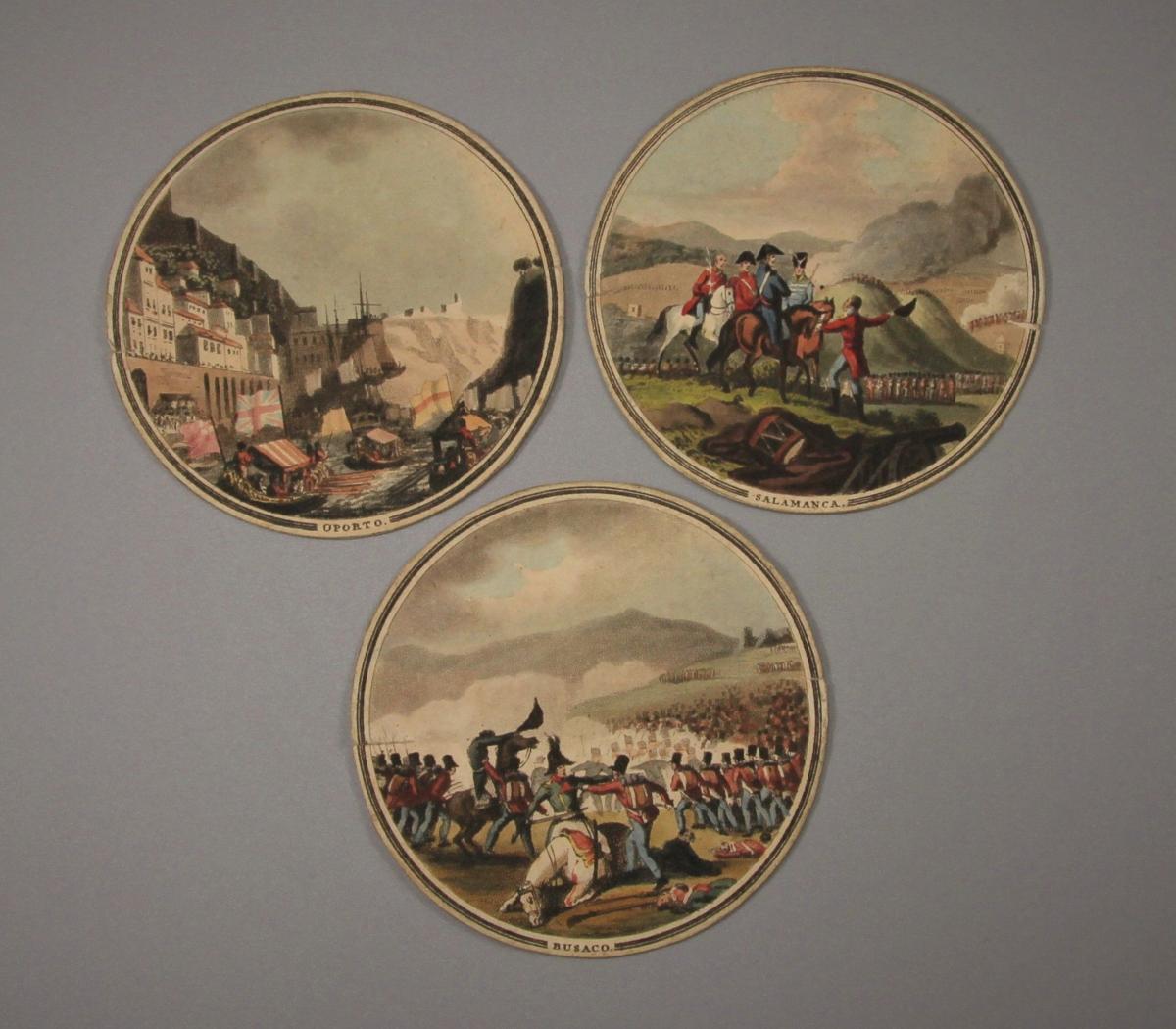 GEORGE III VICTORIES OF THE PENINSULAR WAR Bronze Box Medal.