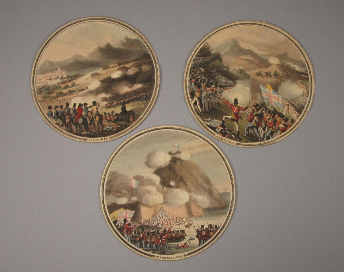 GEORGE III VICTORIES OF THE PENINSULAR WAR Bronze Box Medal.
