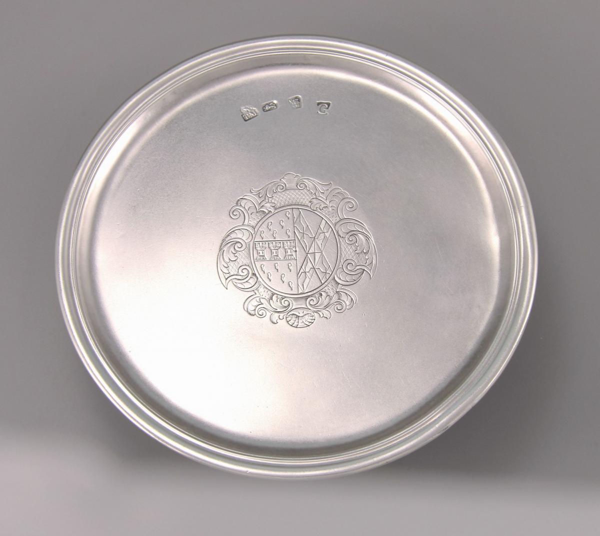 GEORGE I Sterling Silver Tazza by Thomas Morse. London 1722.