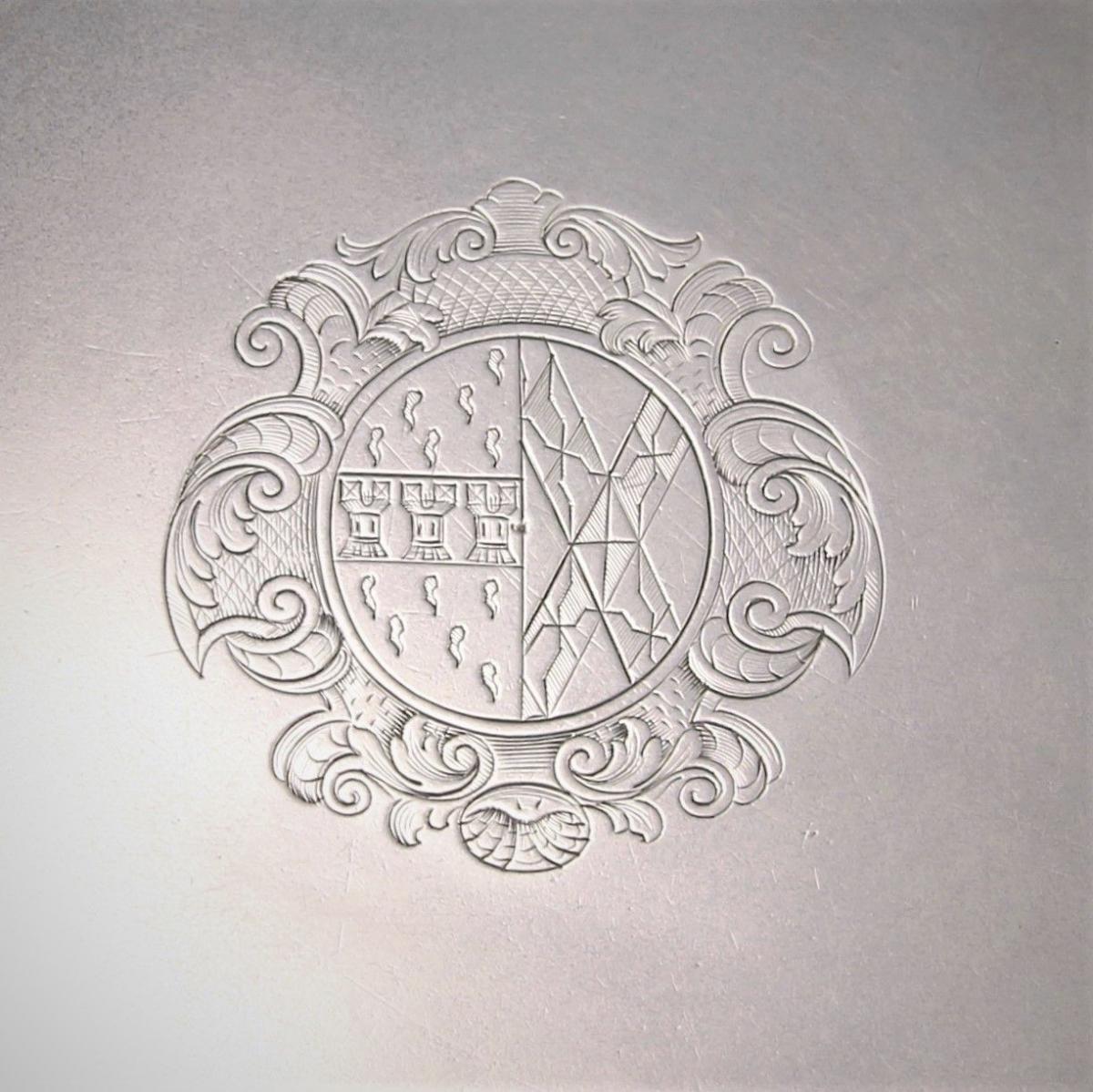 GEORGE I Sterling Silver Tazza by Thomas Morse. London 1722.