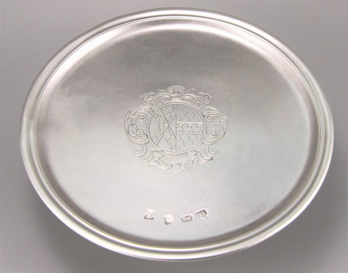 GEORGE I Sterling Silver Tazza by Thomas Morse. London 1722.