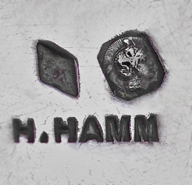 HENRI HAMM 1871-1961 Art Nouveau Silver Box