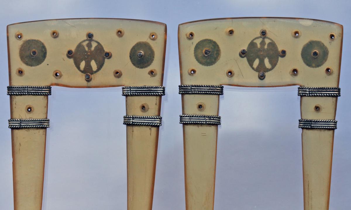 Medieval Inspired Arts & Crafts Combs Attributed to JOHN PAUL COOPER (1869-1933)