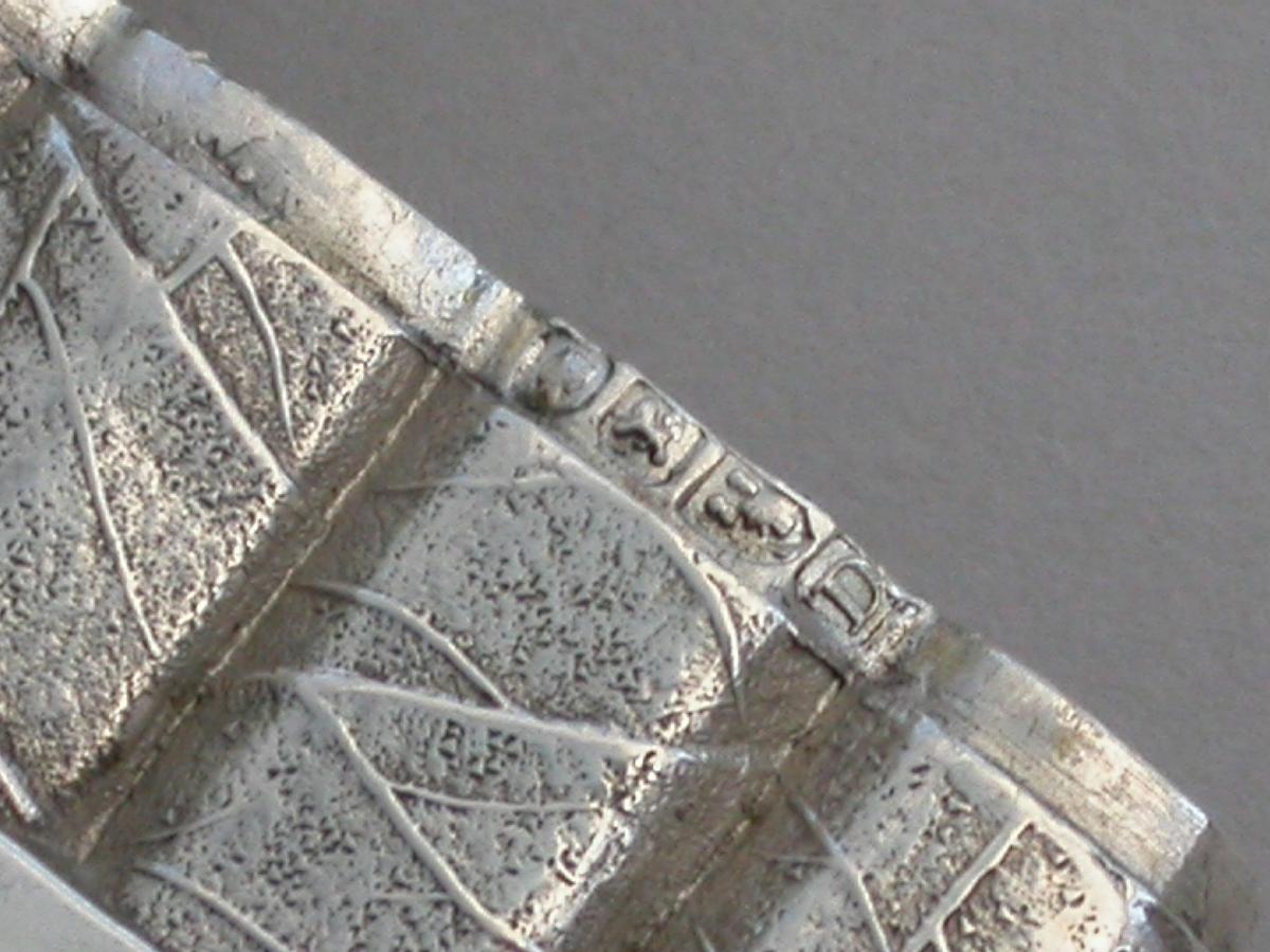 Victorian Novelty Silver Havana Cigar Vesta Case