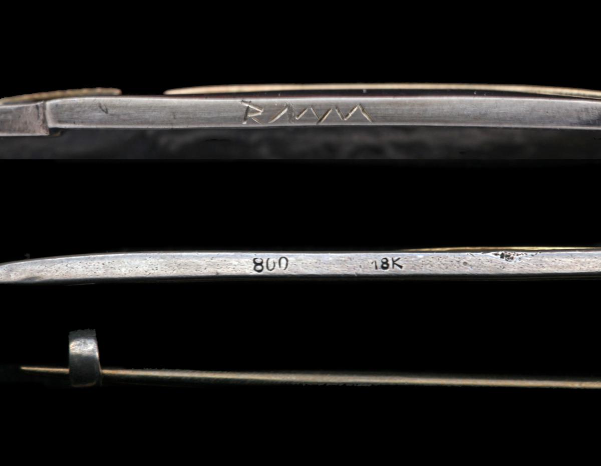 RAMA (worked from c.1920) ART DECO Brooch
