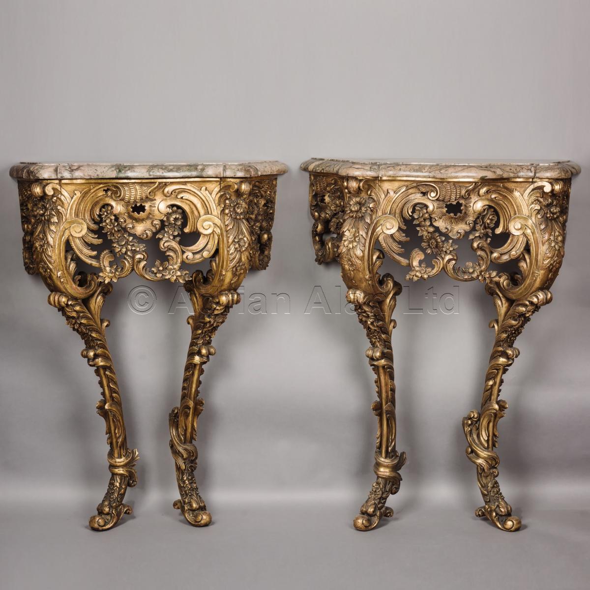 Pair of Console Tables ©AdrianAlanLtd