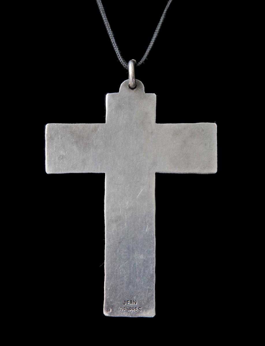 JEAN DESPRES (1889-1980) Art Deco Pectoral Cross