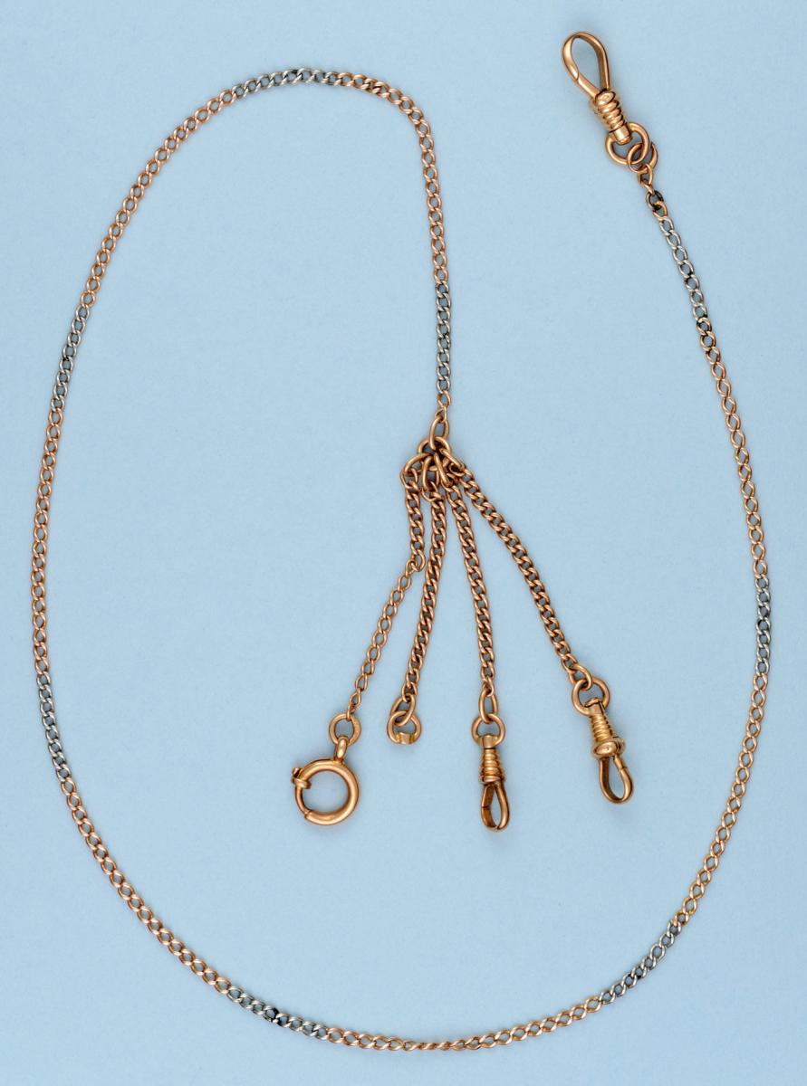 Fine Yellow and White Gold Chain