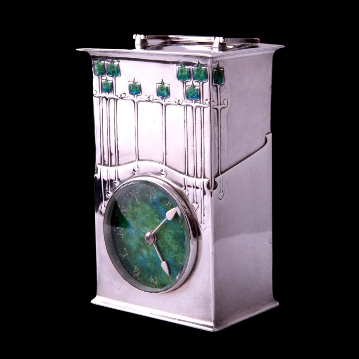 Archibald Knox Magnus Liberty Cymric clock
