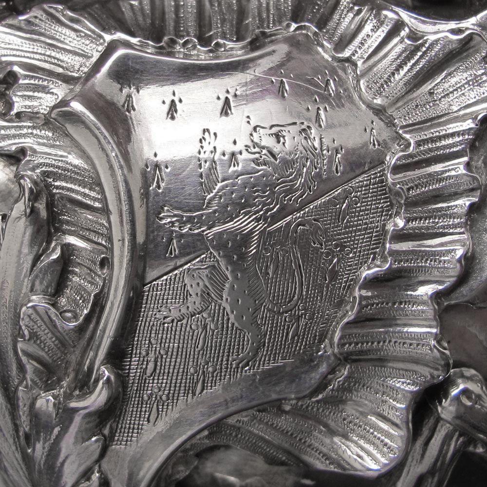A George II Antique English Silver Soup Tureen