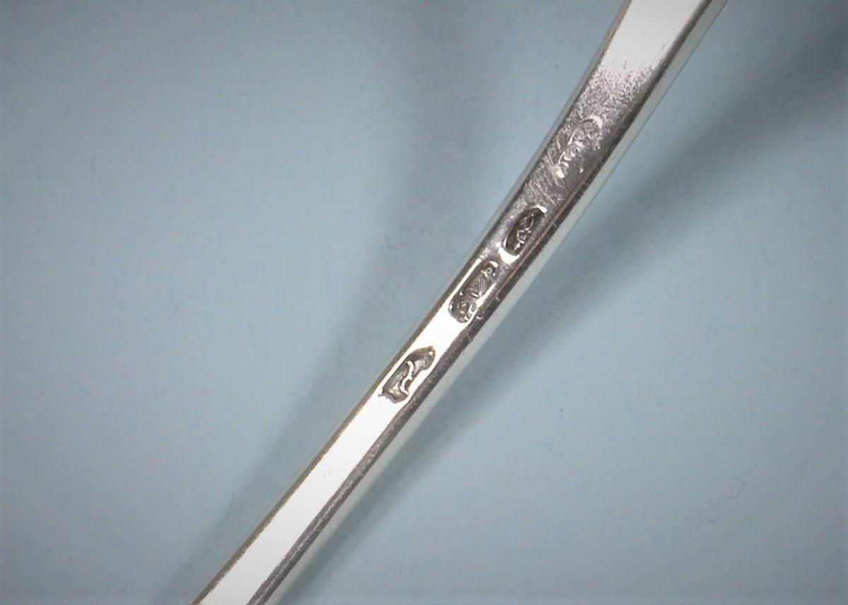 GEORGE III IRISH Sterling Silver Hook End Soup Ladle by John Loughlin. Dublin 1765.