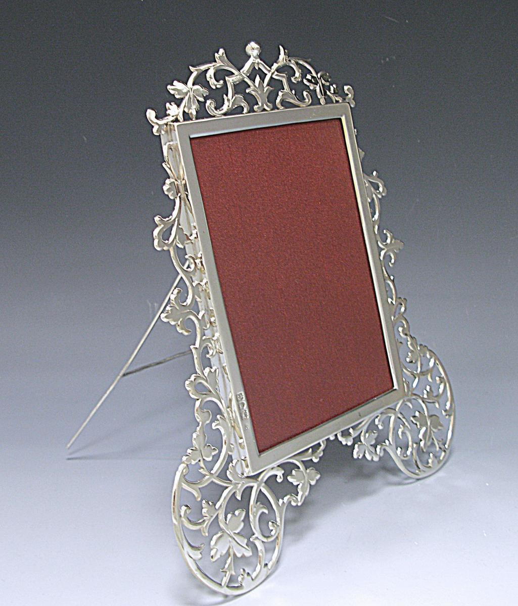 Antique Sterling Silver Photo Frame