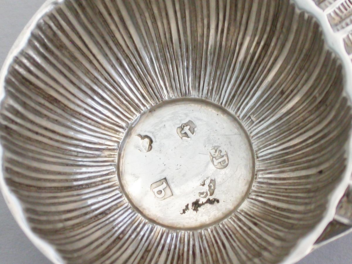 George III Silver 'Jockey Cap' Caddy Spoon