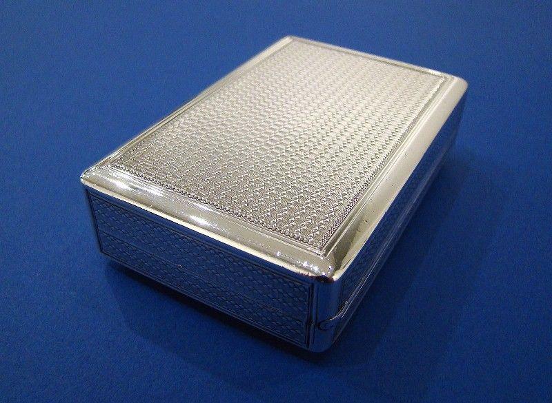 A Rare George IV Silver Snuff Box