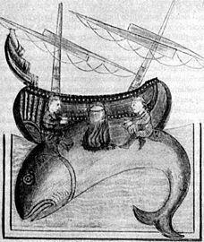 Large, museum-quality, late-16th century, cedar, Venetian, cassone on its original stand ; the sea creature ornament probably dr