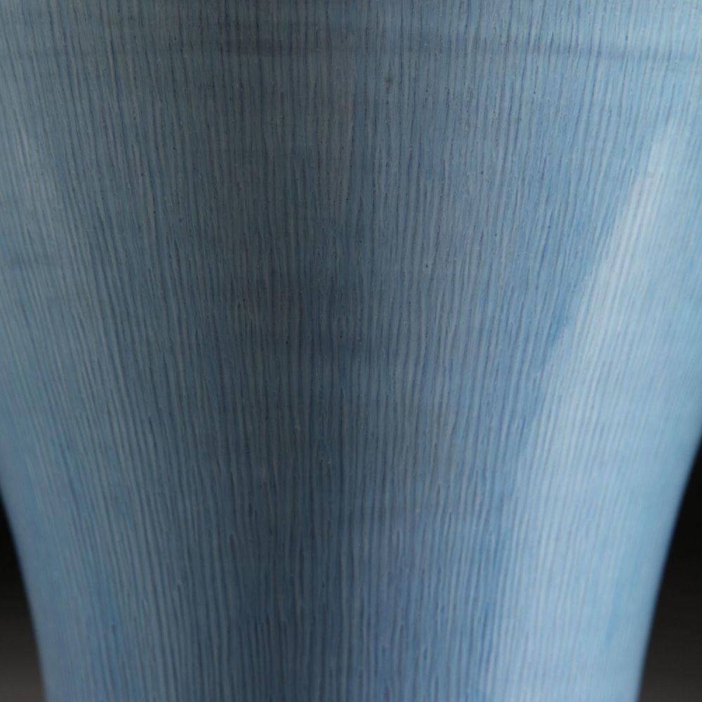 A Blue Glaze Mei Ping Vase as a Lamp