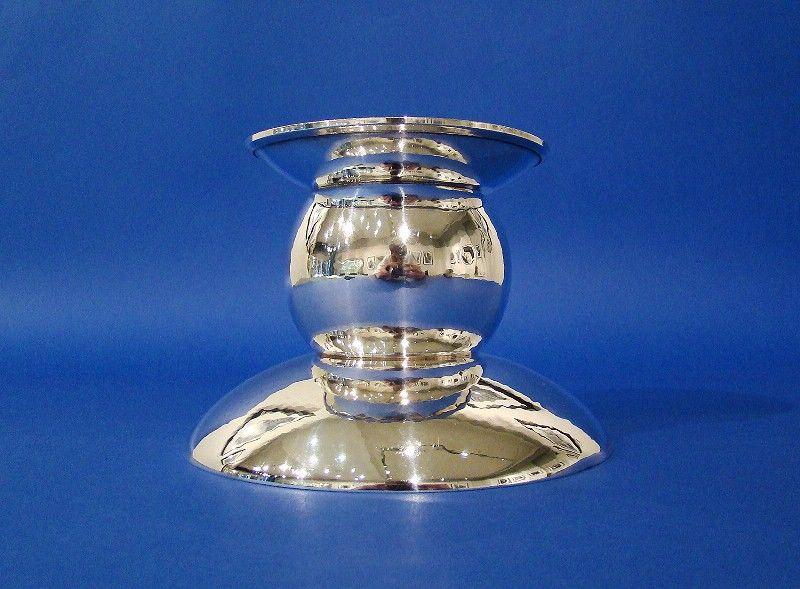 German Arts & Crafts .835 Standard Silver Candle Holder