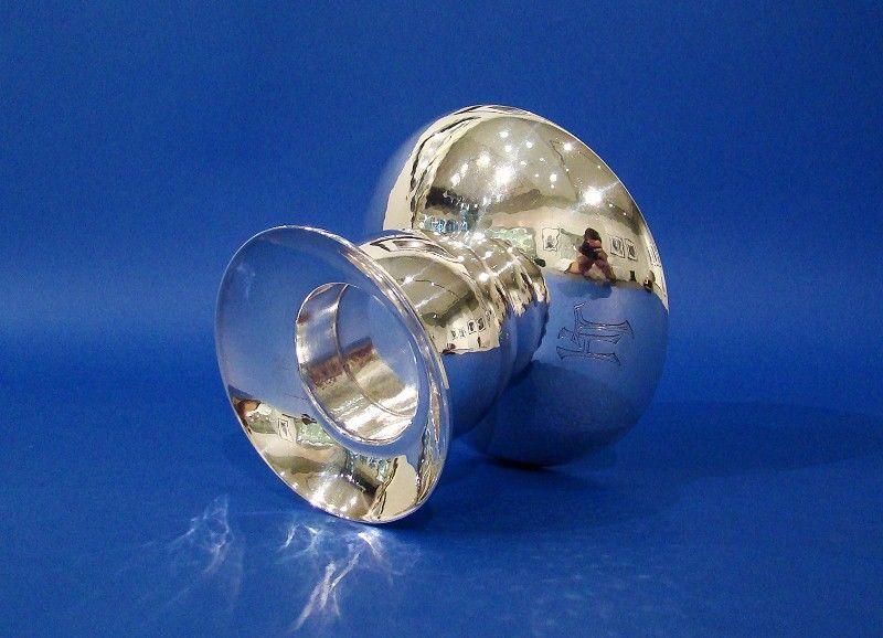 German Arts & Crafts .835 Standard Silver Candle Holder