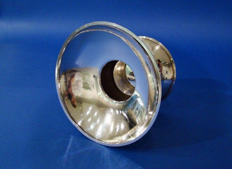 German Arts & Crafts .835 Standard Silver Candle Holder