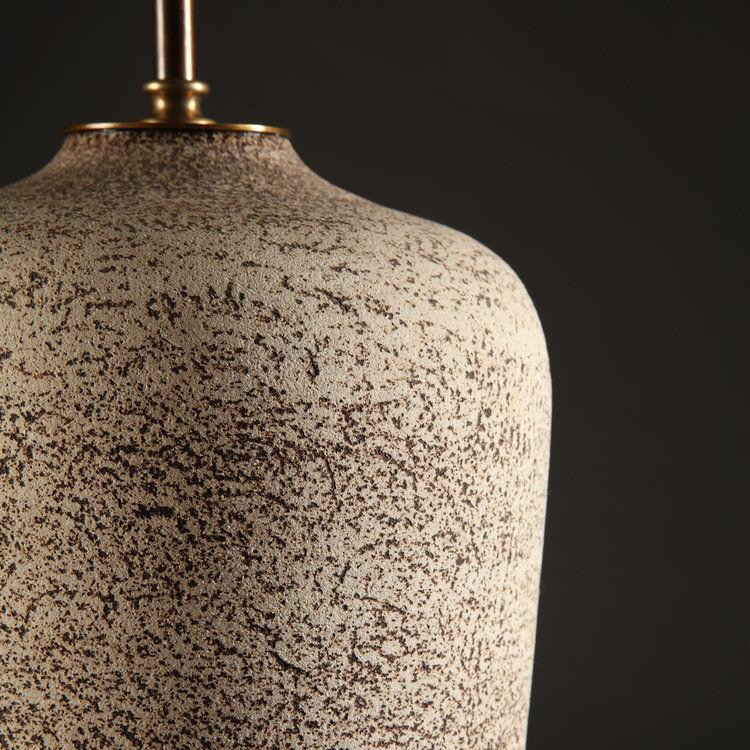 A Large Mid Century Vase as a Lamp