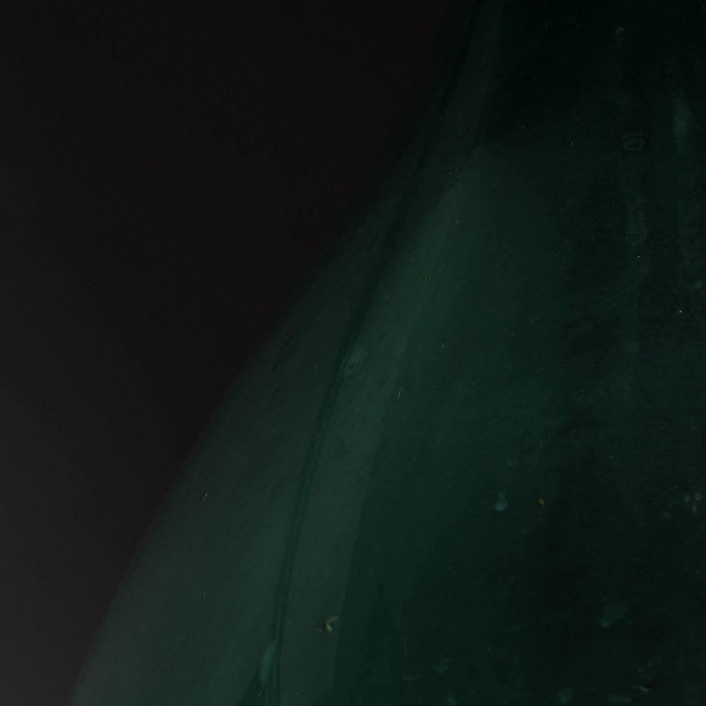 A Very Large 19th Century Green Glass Vessel as a Lamp