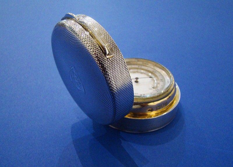 Edwardian Silver Barometer, Thermometer & Altimeter