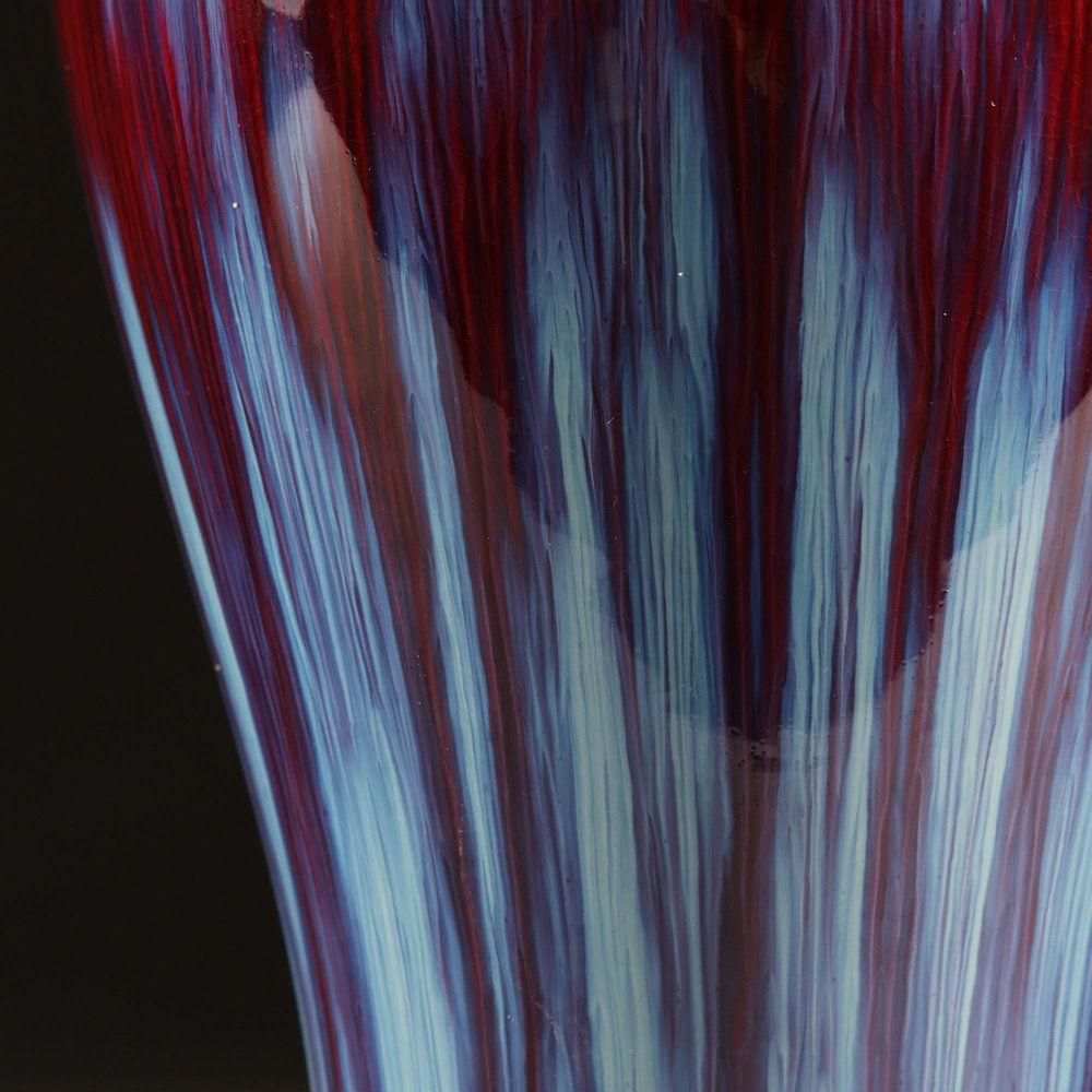 A Pair of Flambe Vases as Lamps