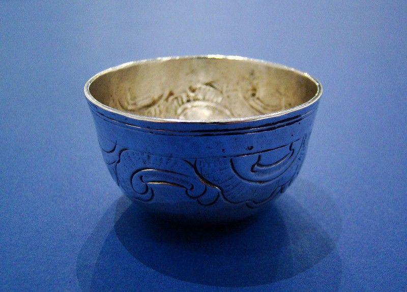 Russian 18th Century Silver Vodka Cup