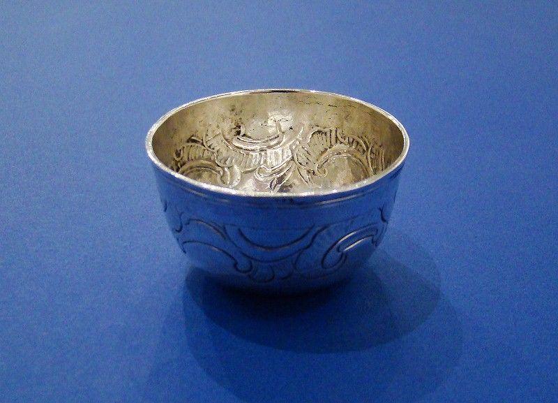 Russian 18th Century Silver Vodka Cup