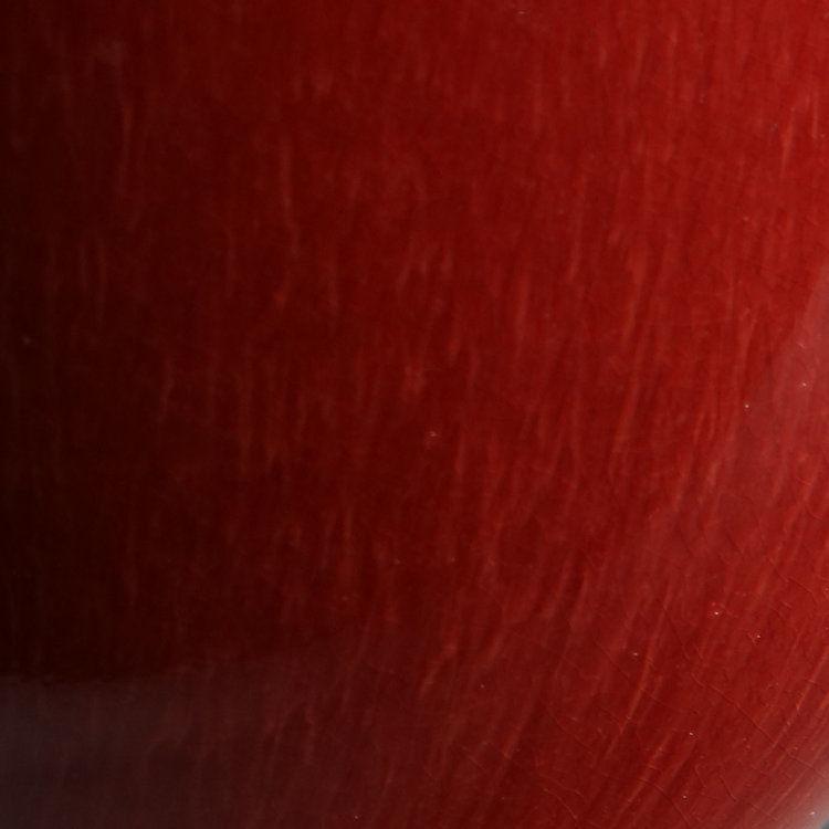 A Red Monochrome Vase now as a Lamp