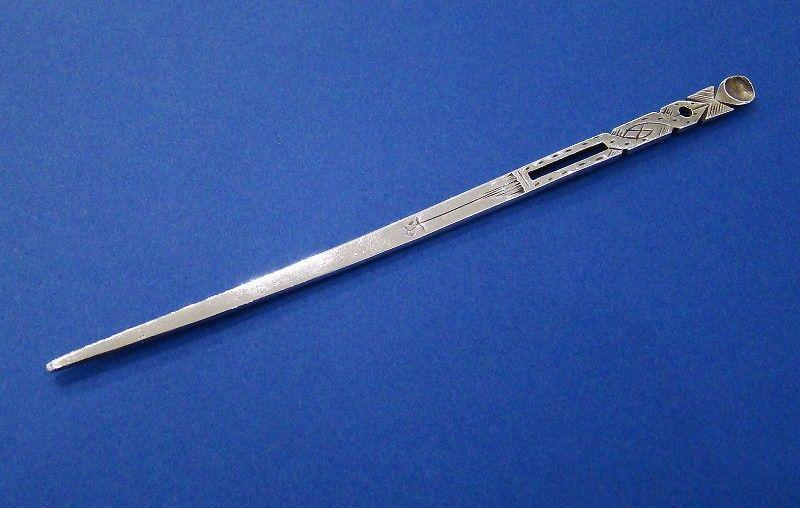 17th Century Silver Bodkin