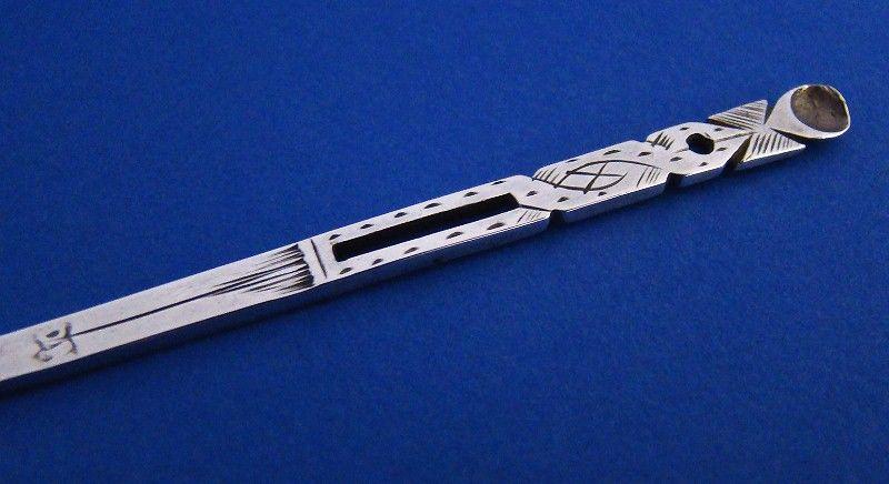 17th Century Silver Bodkin
