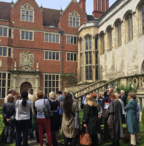 BADA Friends attend a private tour of Crosby Hall