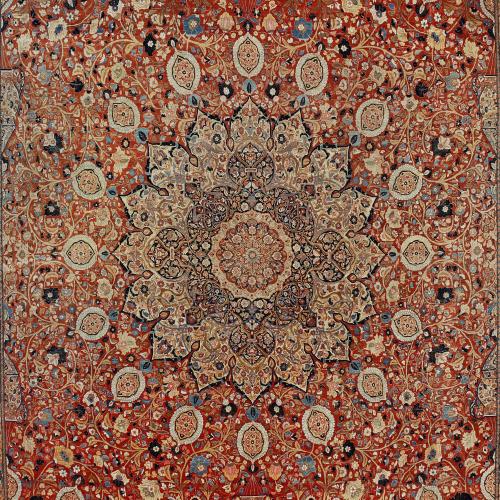 Antique Tabriz carpet, Persia